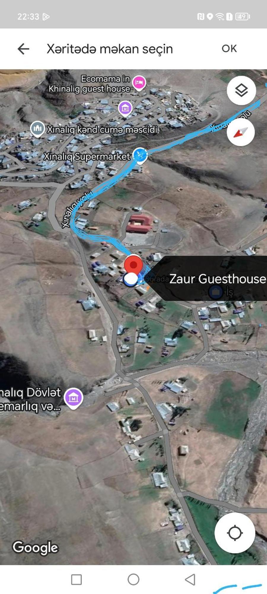 Zaur Guest Hause Hotell Xinaliq Eksteriør bilde